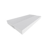 Kinderbed EMMA - bedbank met 2 matrassen - 160x80cm - wit roze