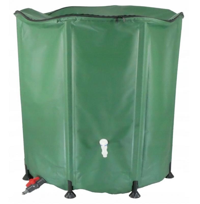 Gardenline - opvouwbare regenton - 60 liter - 40x50 cm - groen