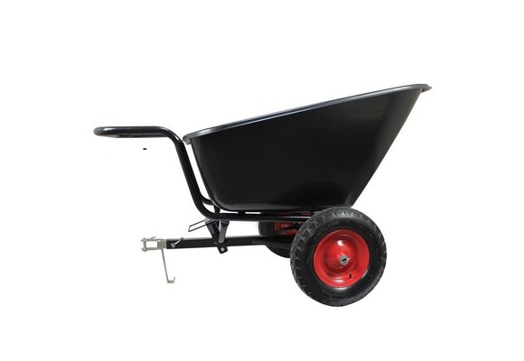 Kruiwagen - met kiepfunctie - 145x87x50cm - tot 400 kg - zwart