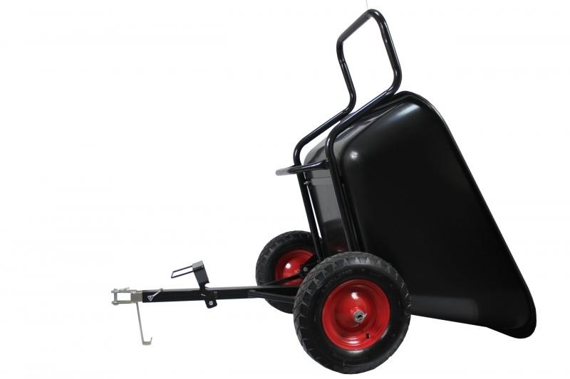 Kruiwagen - met kiepfunctie - 145x87x50cm - tot 400 kg - zwart