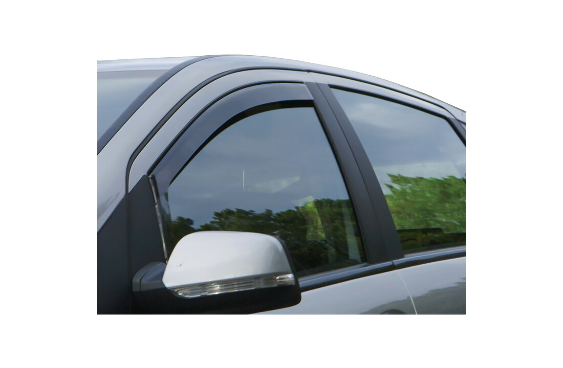 Zijwindschermen geschikt voor Mercedes Sprinter W907 vanaf 18 - Regen-/winddeflector - Zwarte rook