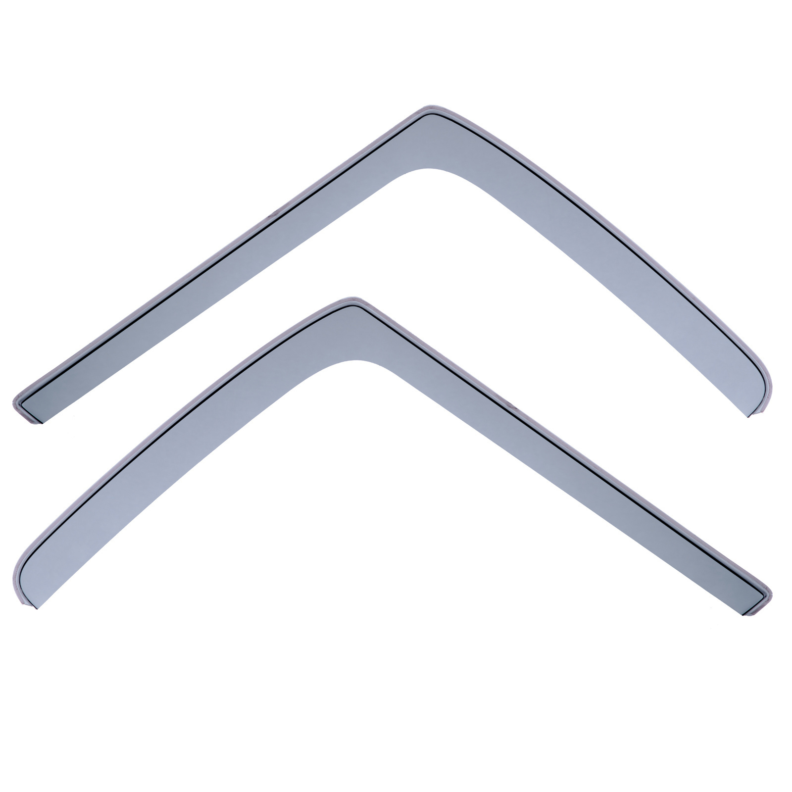 Zijwindschermen geschikt voor Mercedes Sprinter W906 2006-2018 - Zwart