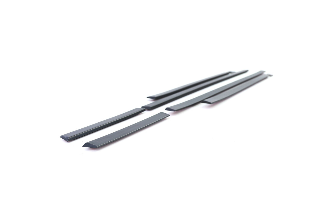 Sierstrips geschikt voor BMW 5-serie E34 sedan/touring 1988-1996 - 8-delig - zwart