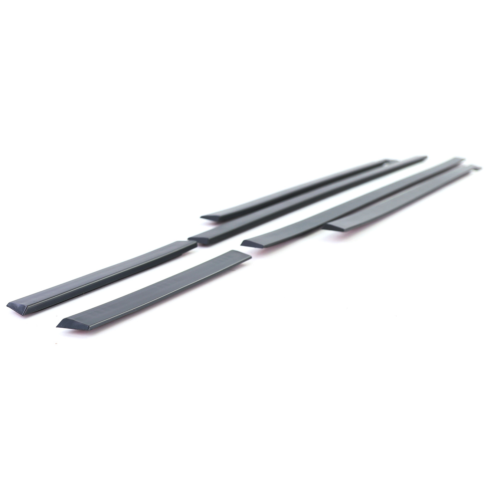 Sierstrips  voor BMW 5-serie E34 sedan/touring 1988-1996 - 8-delig - zwart