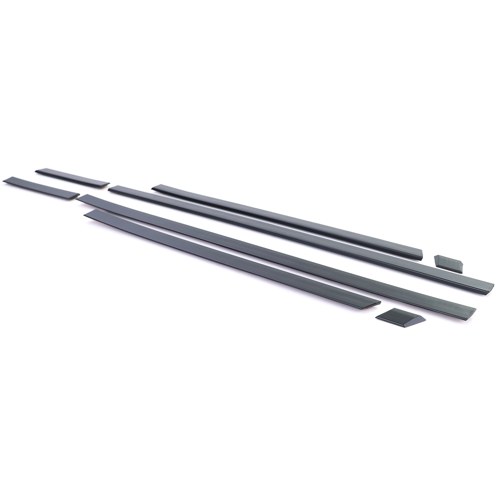 Sierstrips  voor BMW 5-serie E34 sedan/touring 1988-1996 - 8-delig - zwart