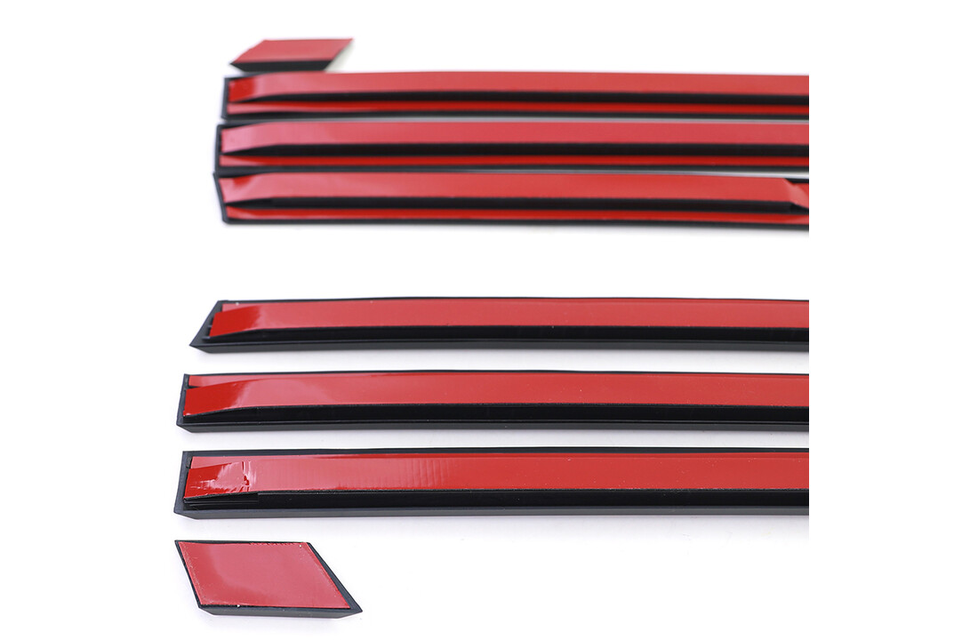 Sierstrips geschikt voor BMW 5-serie E34 sedan/touring 1988-1996 - 8-delig - zwart