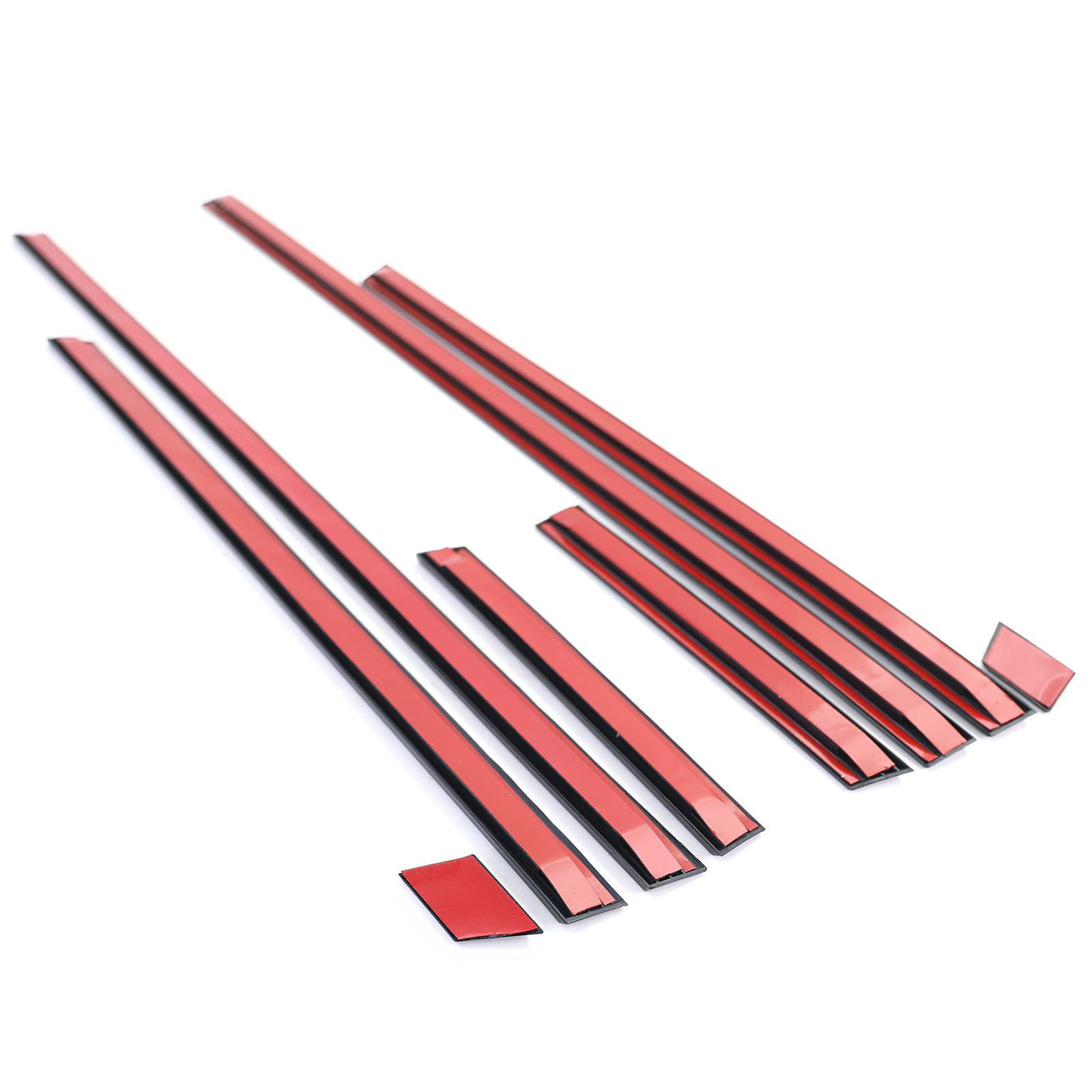 Sierstrips geschikt voor BMW 5-serie E34 sedan/touring 1988-1996 - 8-delig - zwart