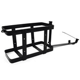 Jerrycan - 20 liter - met vulhals en beugel - metaal - zwart