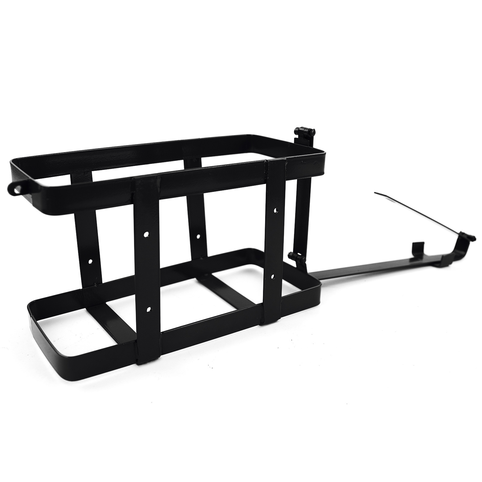 Jerrycan - 20 liter - met schenktuit en beugel - metaal - zwart