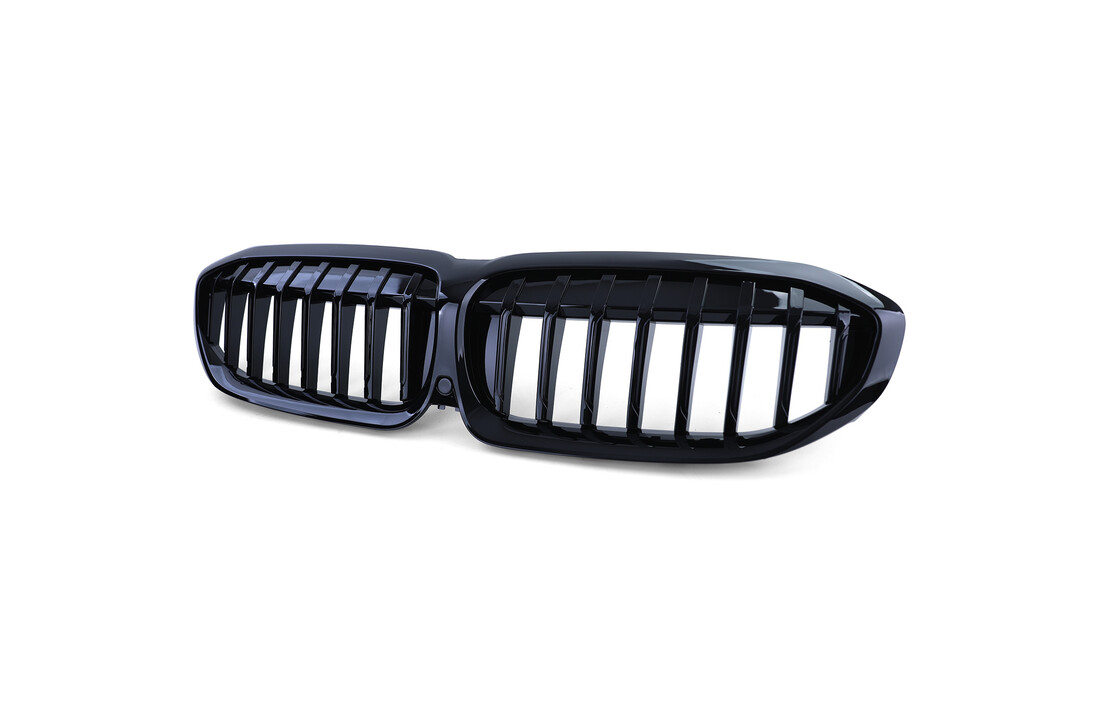 Grill nieren - geschikt voor BMW 3 Serie G20 G21 - Sportief design - Zwart glans