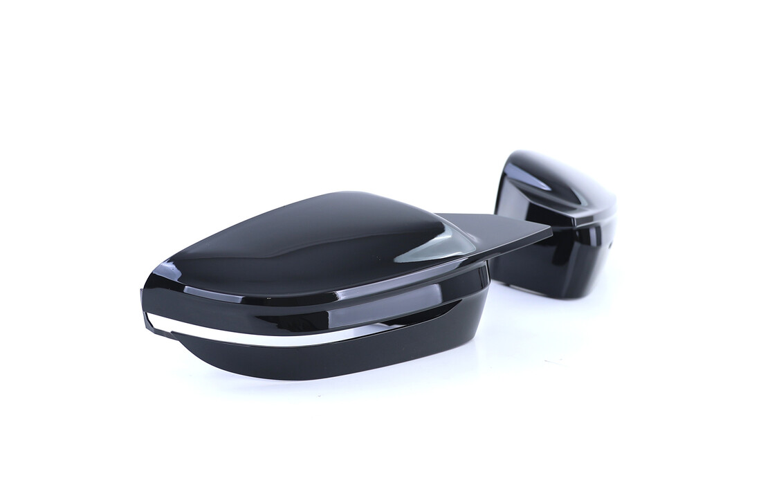 Spiegelkappen geschikt voor BMW 4 Serie G22 G23 G26 vanaf 2020 - Zwart Glans - Sport