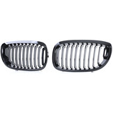 Grille nieren - BMW 3 Serie E46 Coupe Cabrio 03-07 - zwart glans