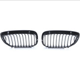 Grille nieren geschikt voor BMW 3 Serie E46 Coupe Cabrio 03-07 - zwart glans