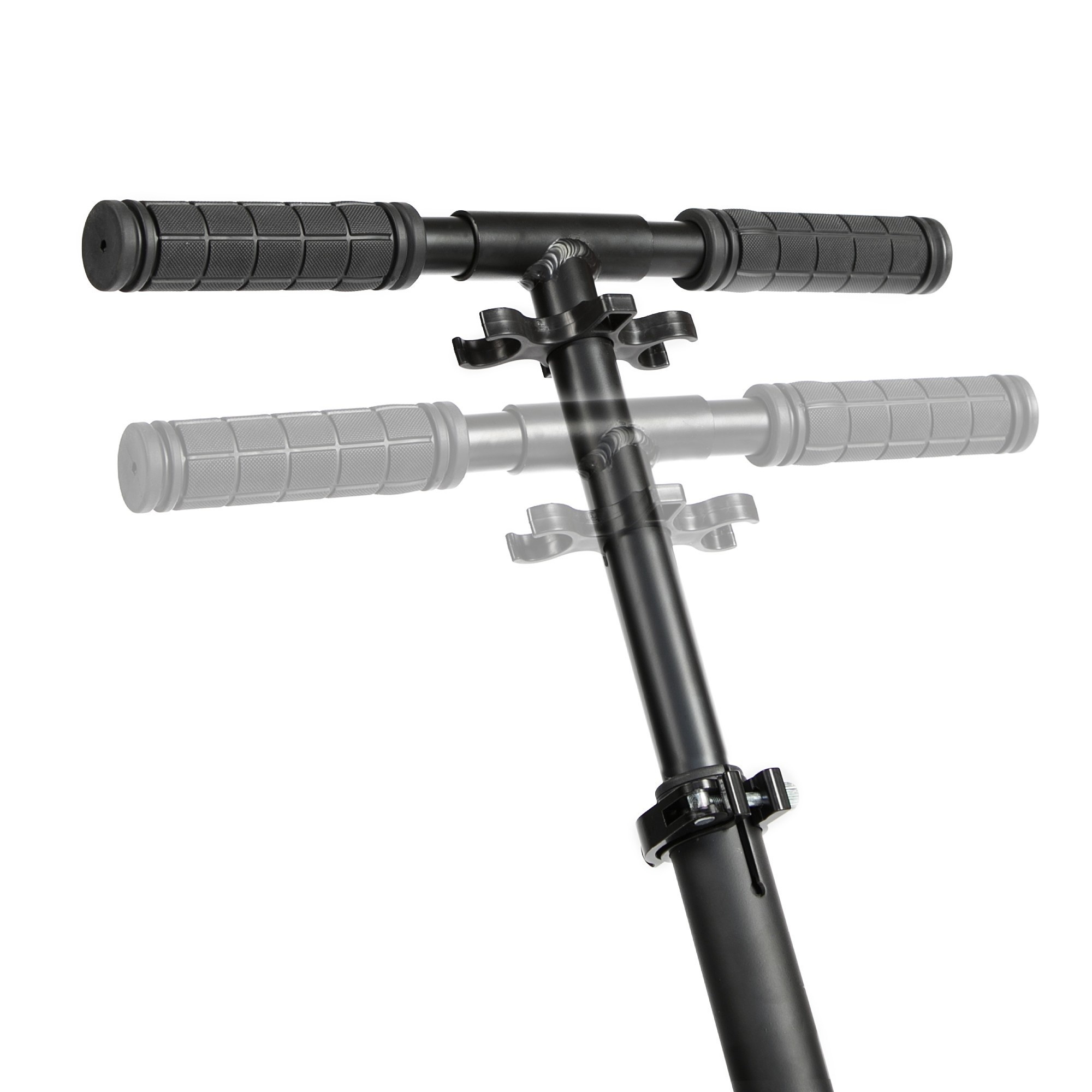 Elektrische stuntstep - schokbrekers - zwart - voor 12+