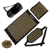 Spijkermat - shakti mat  - acupressuur mat - 3 delig - bruin