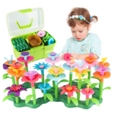 Bloementuin speelset - 64 bloemen - 16 meeldraden - 50 stengels