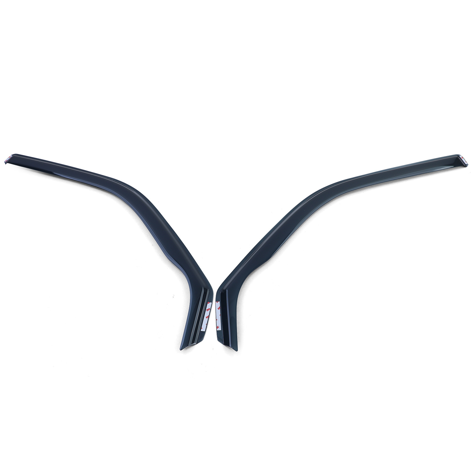 Zijwindschermen voor VW Bus T5/T6 vanaf 04/2003 - Black Smoke