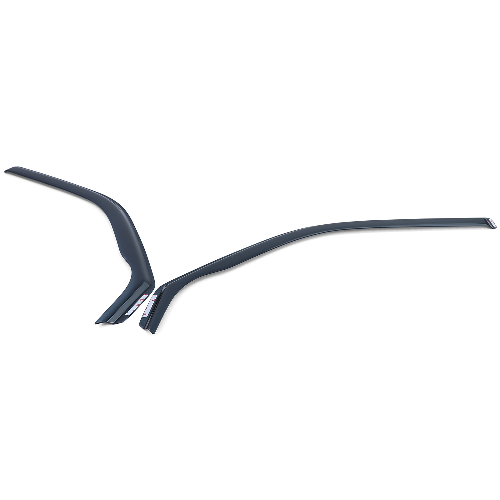 Zijwindschermen voor VW Bus T5/T6 vanaf 04/2003 - Black Smoke