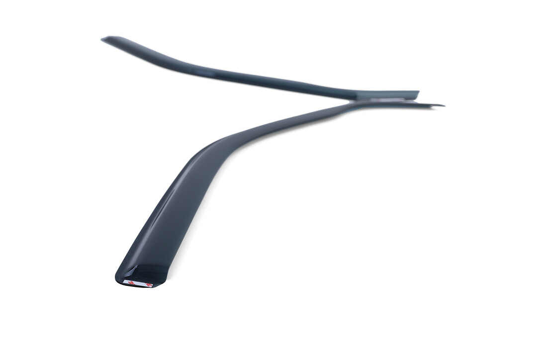 Zijwindschermen geschikt voor VW Bus T5/T6 vanaf 04/2003 - Black Smoke