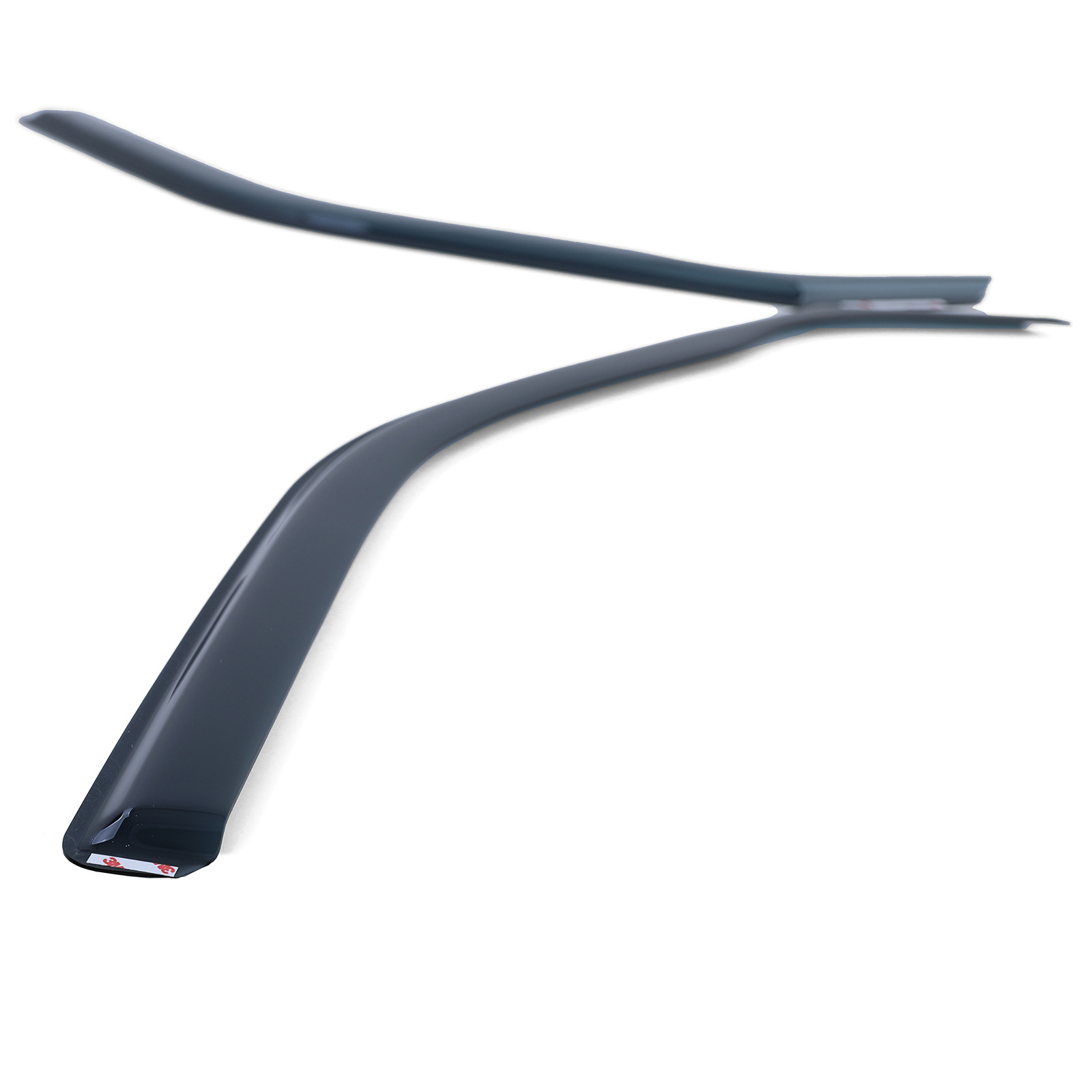 Zijwindschermen voor VW Bus T5/T6 vanaf 04/2003 - Black Smoke