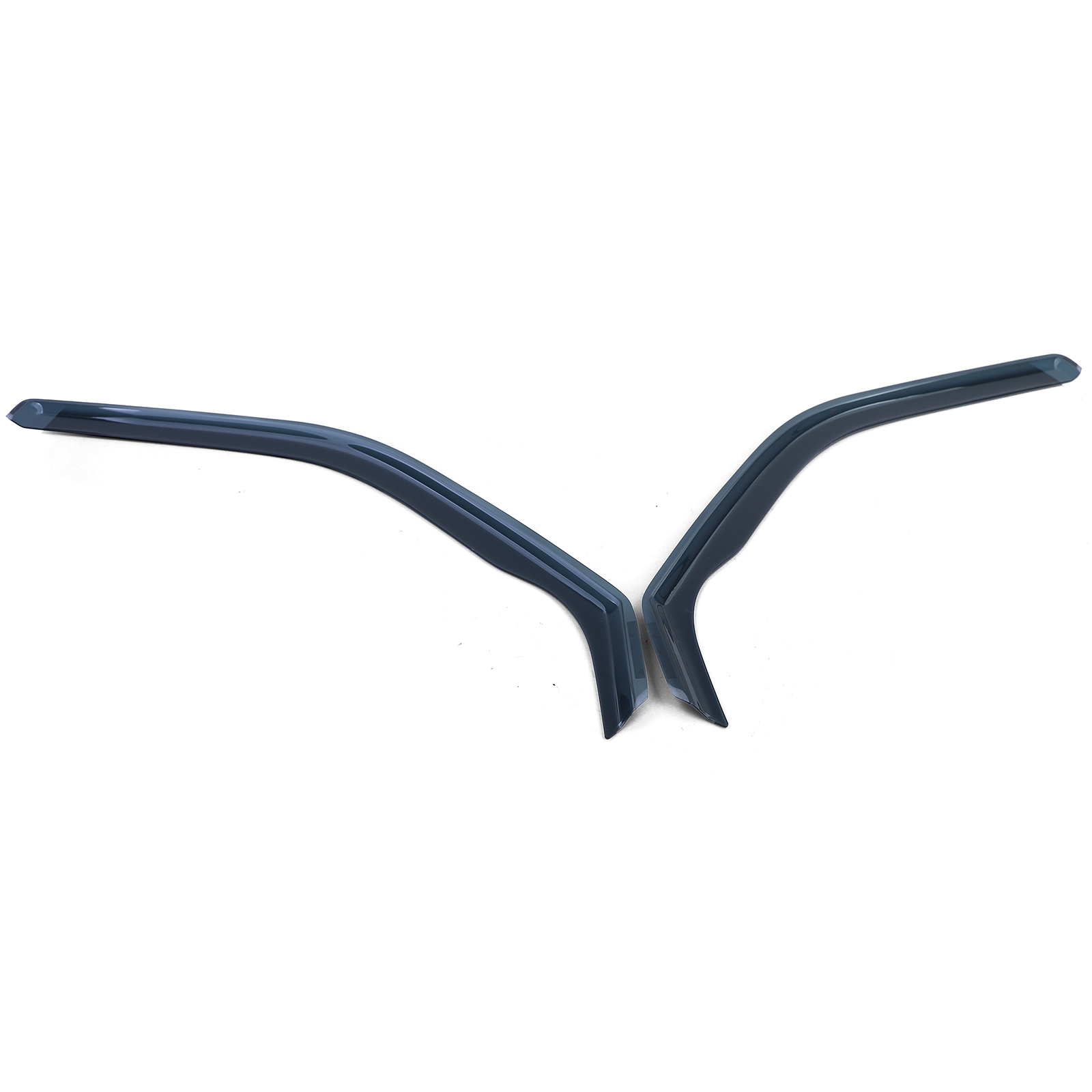 Zijwindschermen voor VW Bus T5/T6 vanaf 04/2003 - Black Smoke