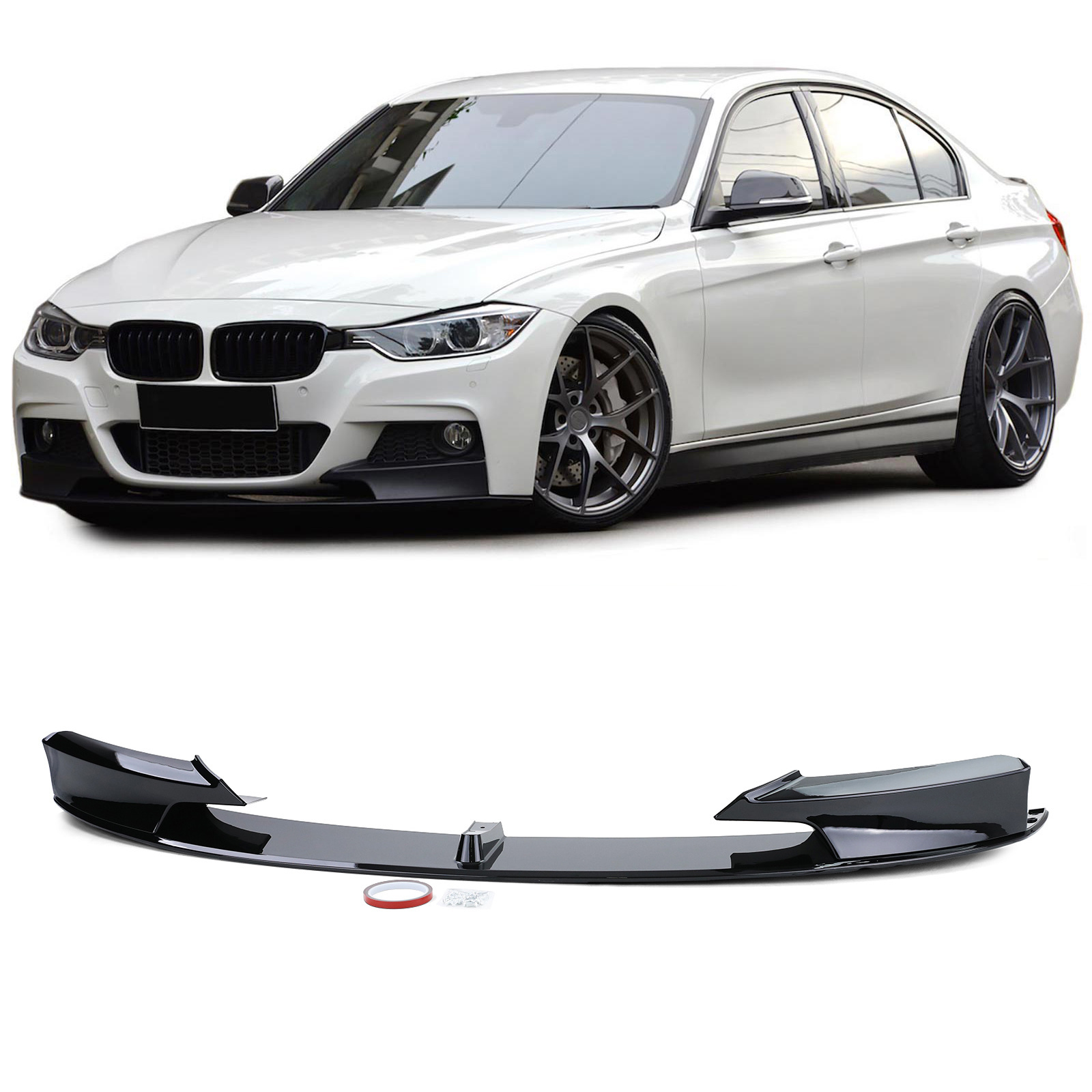 Spoiler - voorspoiler lip - BMW 3-series F30 F31 sedan/touring 2011-2019