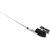 Auto antenne - elektrische antenne - universeel 12V - chroom