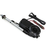 Auto antenne - elektrische antenne - universeel 12V - chroom