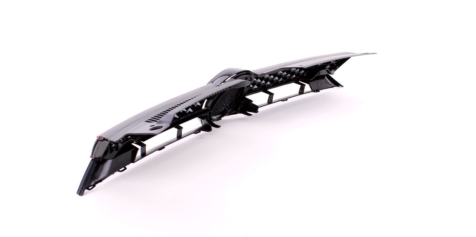 Honingraat grille - geschikt voor VW Golf 6 GTI 08-13 - sportief - zwart rood