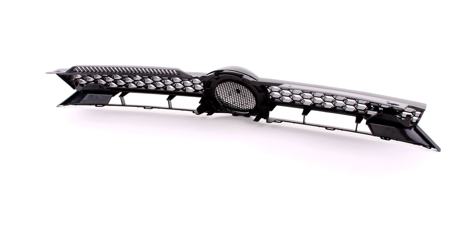 Honingraat grille - geschikt voor VW Golf 6 GTI 08-13 - sportief - zwart rood