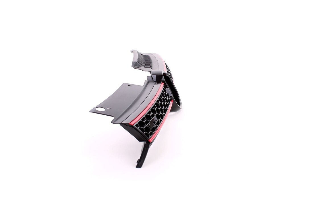 Honingraat grille - geschikt voor VW Golf 6 GTI 08-13 - sportief - zwart rood