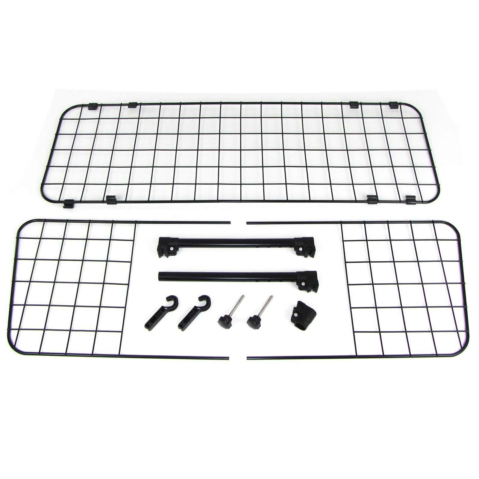 Hondenrek auto - universeel - verstelbaar - 91-145x30cm - zwart