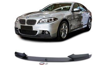 Bumperlip - BMW 5 Serie F10 F11 - mat zwart - M bumper