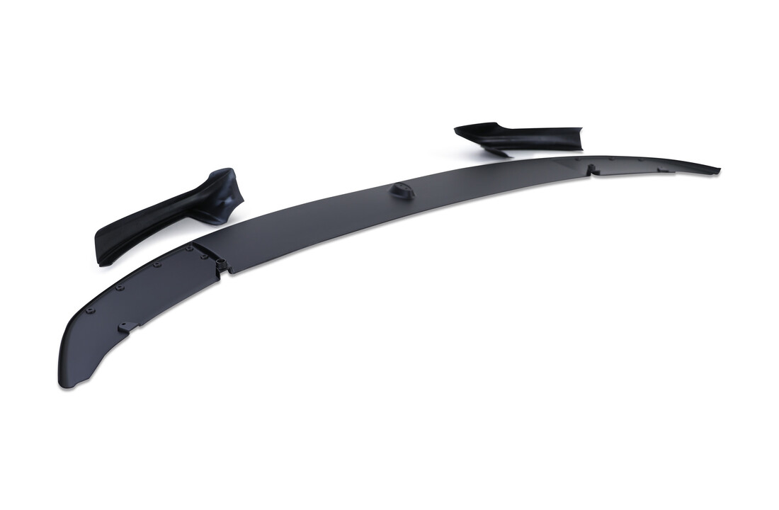 Bumperlip geschikt voor BMW 5 Serie F10 F11 - mat zwart - M bumper