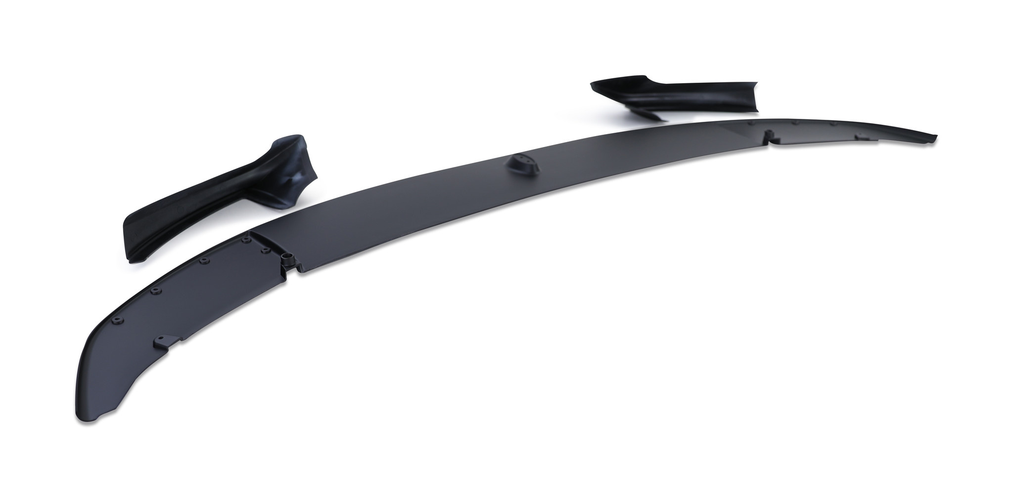 Bumperlip - BMW 5 Serie F10 F11 - mat zwart - M bumper