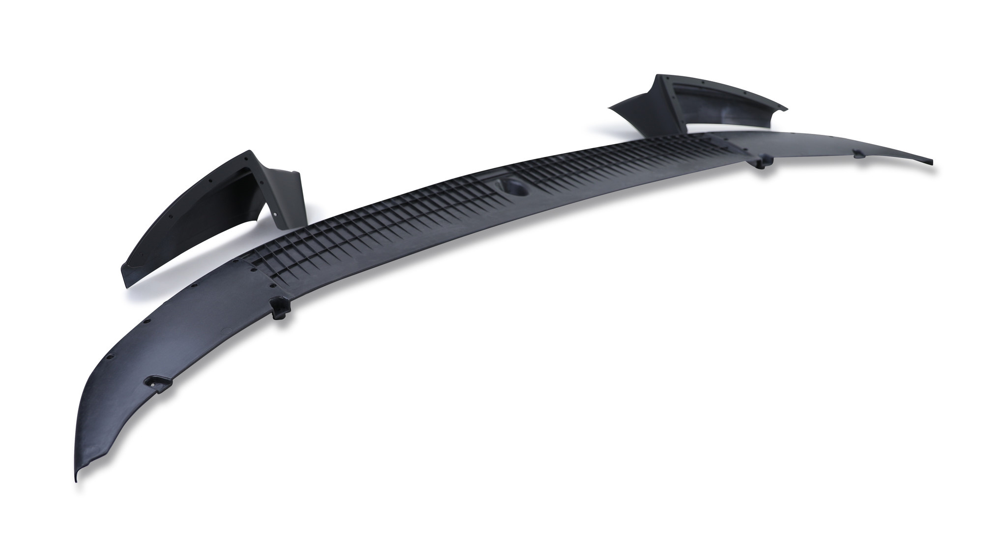 Bumperlip geschikt voor BMW 5 Serie F10 F11 - mat zwart - M bumper