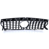 Autogrille geschikt voor Mercedes CLA C117 W117 16-19 - Sport rooster - GLANS ZWART/CHROOM
