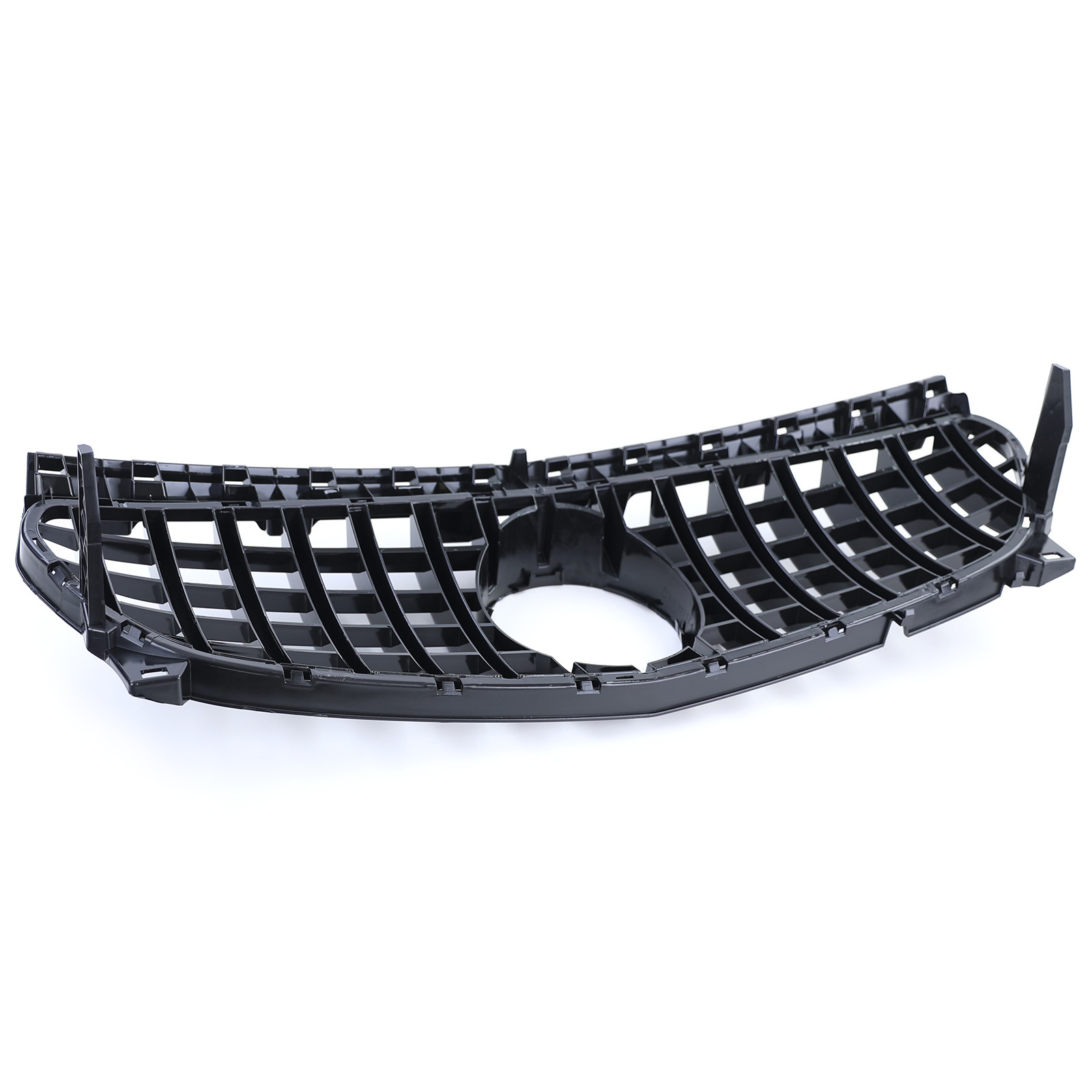Autogrille geschikt voor Mercedes CLA C117 W117 16-19 - Sport rooster - GLANS ZWART/CHROOM