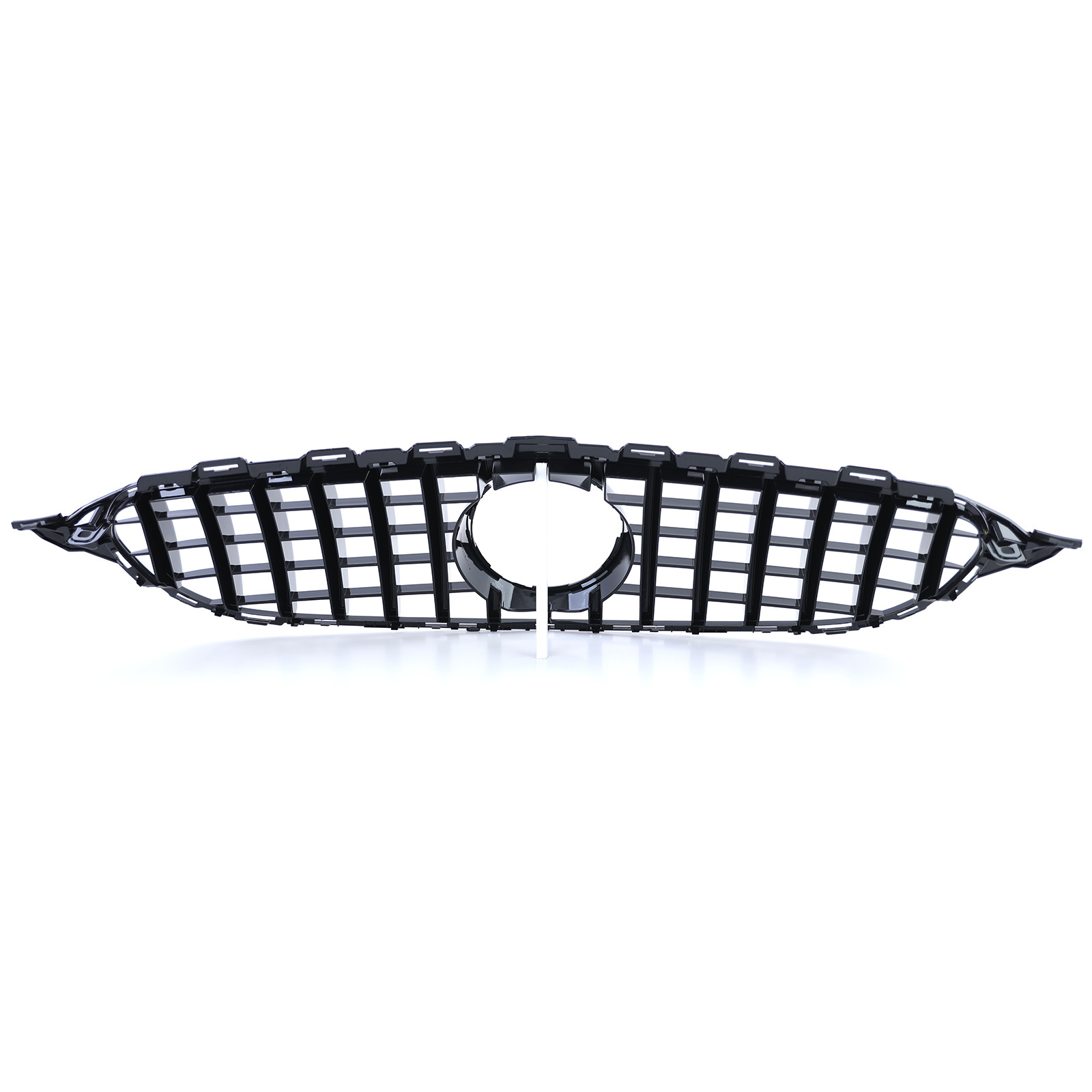Autogrille - voor Mercedes C klasse W205 S205 13-18 - zwart chroom