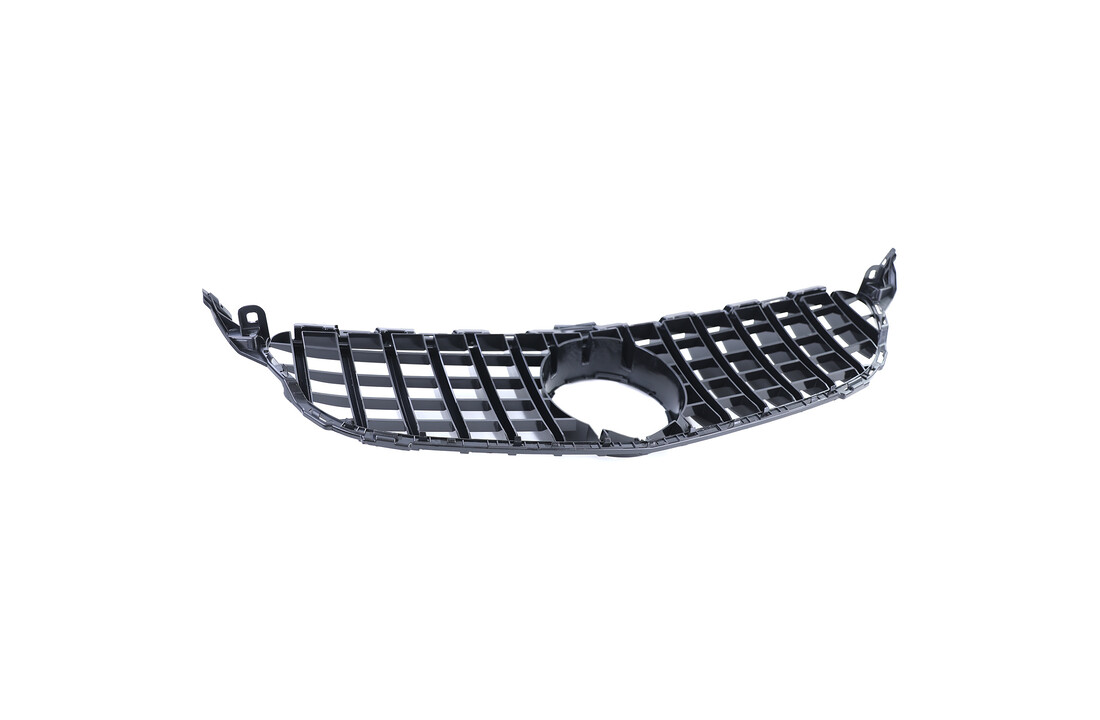 Autogrille - geschikt voor Mercedes C klasse W205 S205 13-18 - zwart chroom