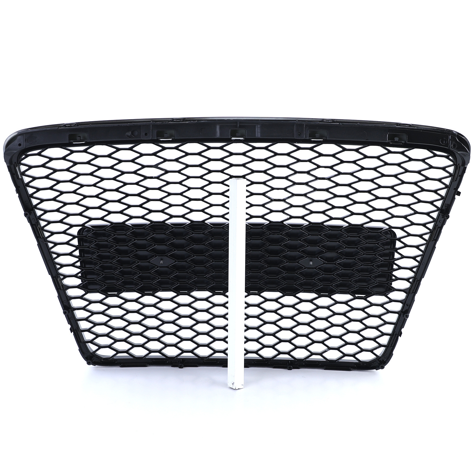 Honingraat grill - voor Audi A6 C6 4F 2008-2011 sedan/avant - glanzend zwart