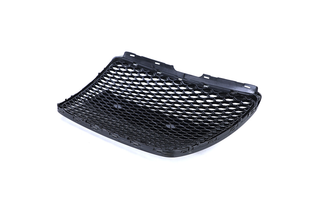 Honingraat grill - geschikt voor Audi A6 C6 4F 2008-2011 sedan/avant - glanzend zwart