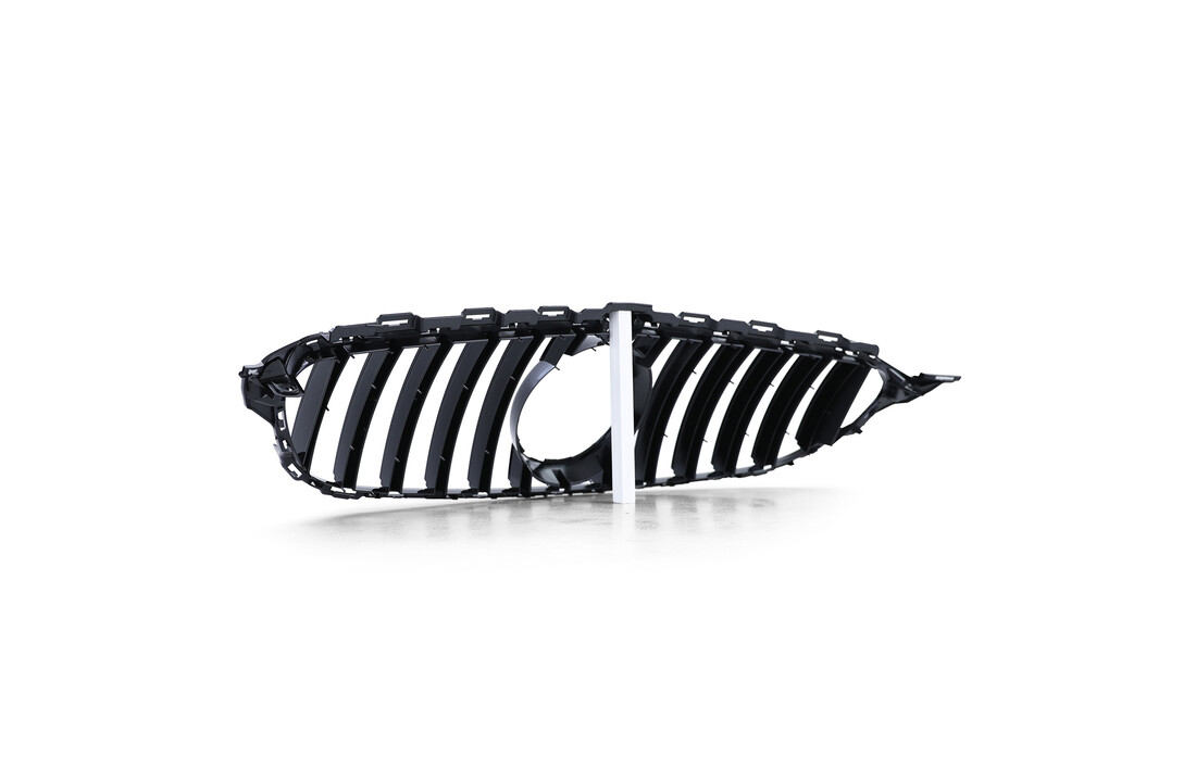 Grille geschikt voor Mercedes C-klasse W205 vanaf 2014 - sport look - glanzend zwart