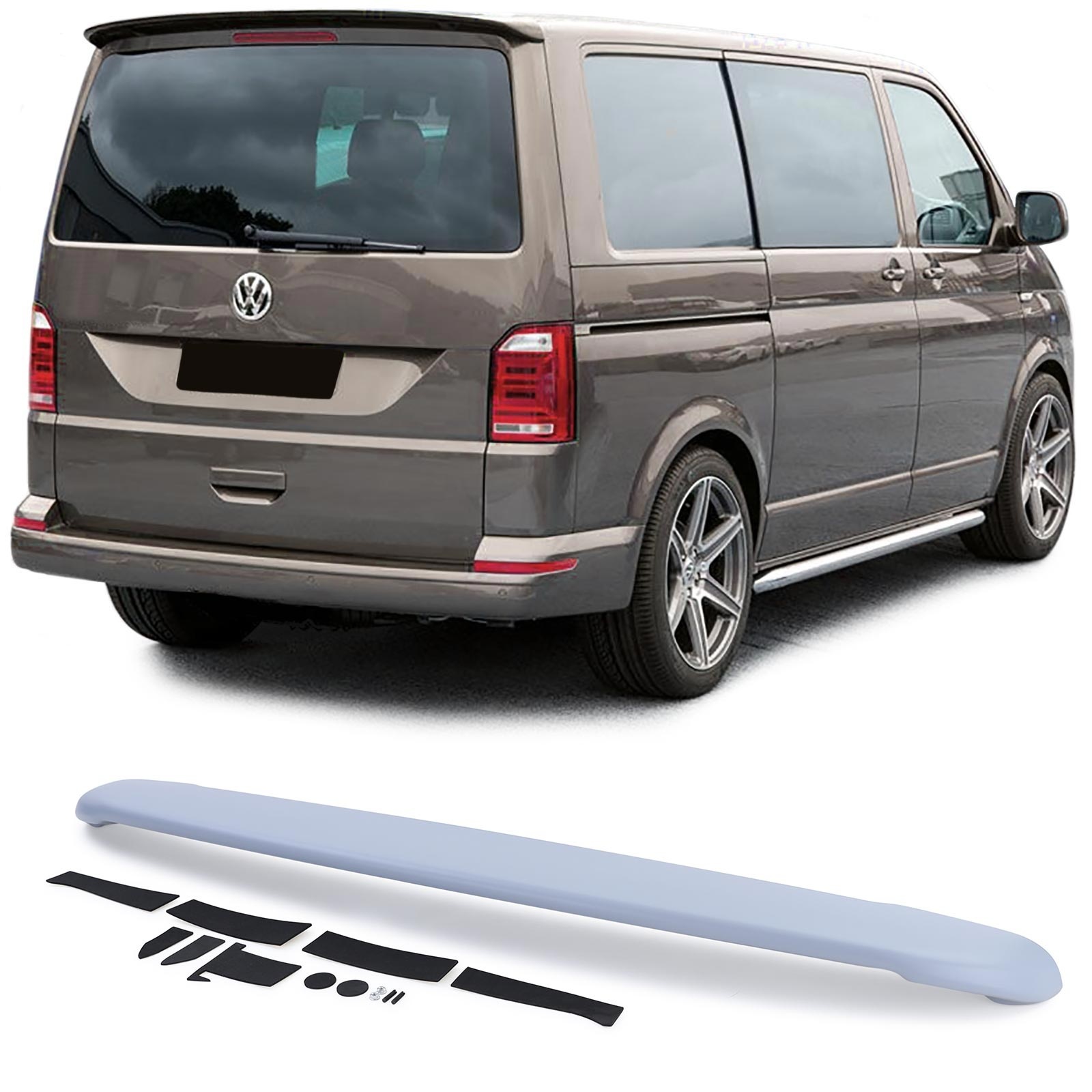 Spoiler - dakspoiler - geschikt voor VW Transporter/Bus T6 T6.1 vanaf 2015 - stabiel kunststof