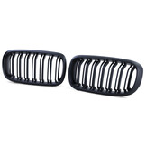 Grille nieren - BMW X5 F15 X6 F16 - sport look - mat zwart