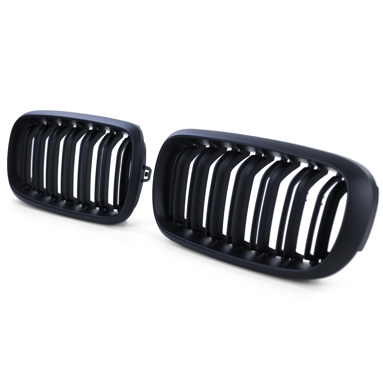 Grille nieren - BMW X5 F15 X6 F16 - sport look - mat zwart