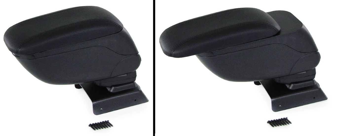 Armsteun - voor Dacia Duster 2011-2017 - met opberg vak - zwart