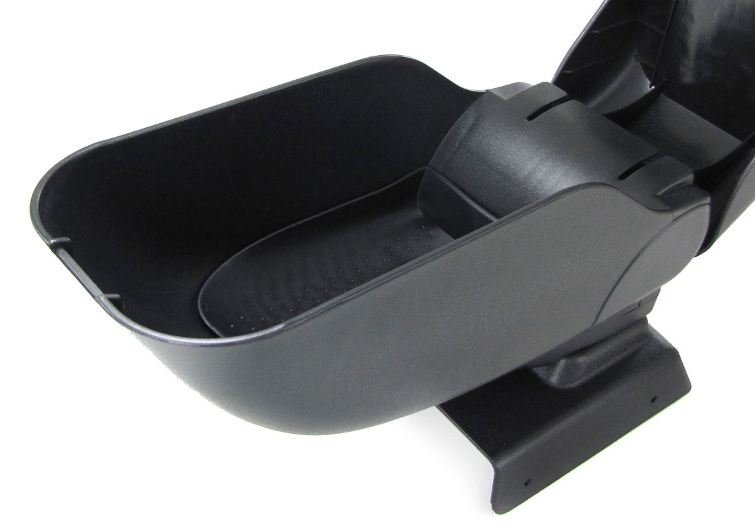 Armsteun - voor Dacia Duster 2011-2017 - met opberg vak - zwart