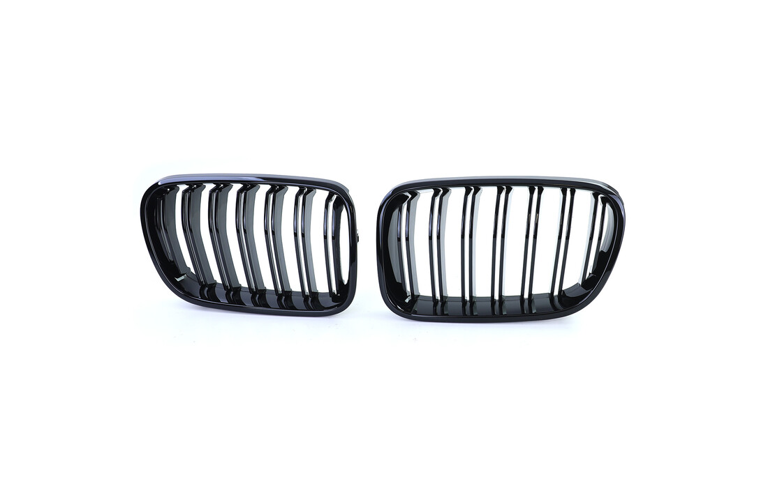 Sportgrille - geschikt voor BMW X3 F25 2010-2014 - dubbele stang - glans zwart