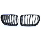 Sportgrille - geschikt voor BMW X3 F25 2010-2014 - dubbele stang - glans zwart